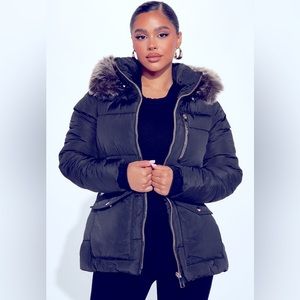Black Puffer Coat